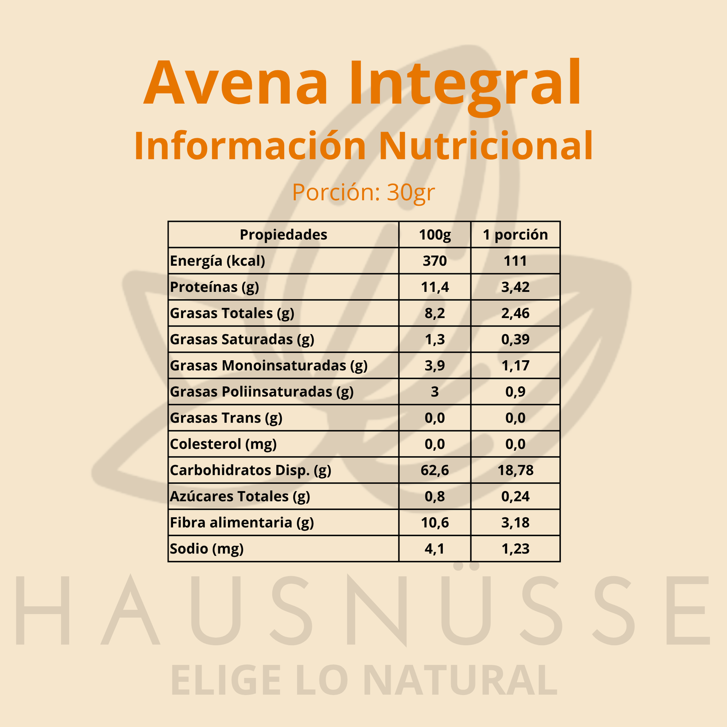 Avena integral 5kg