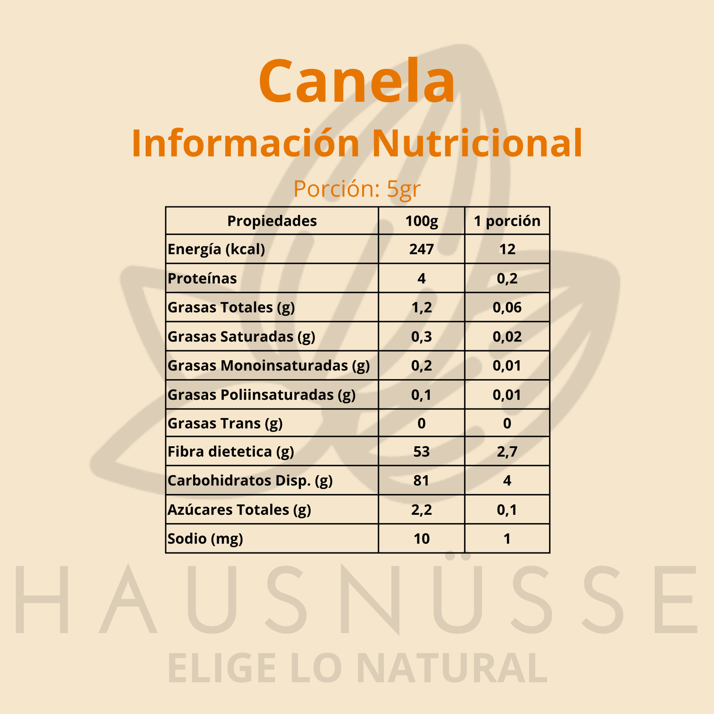 Canela molida