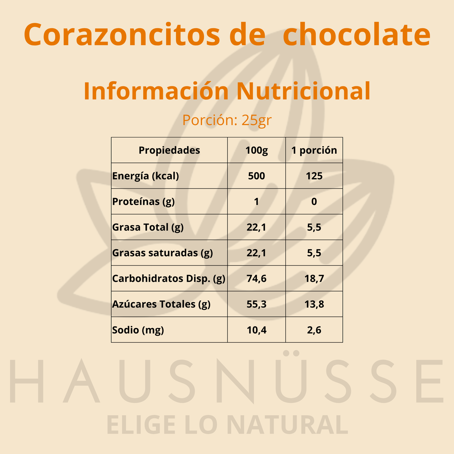 Corazoncitos de chocolate