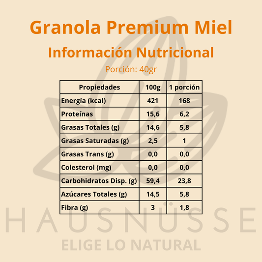 Granola Premium Miel
