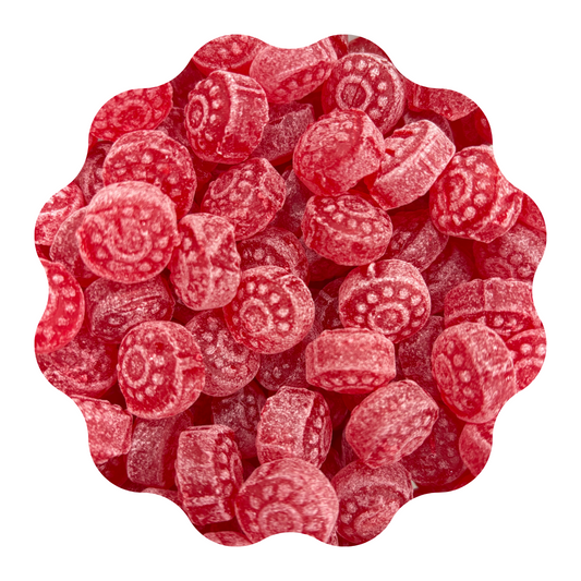 Caramelos de frambuesa