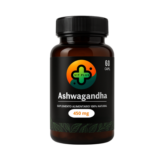 Ashwagandha 60 Cápsulas - 450 Mg Vitplus