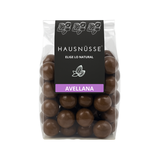 Avellanas bañadas en chocolate