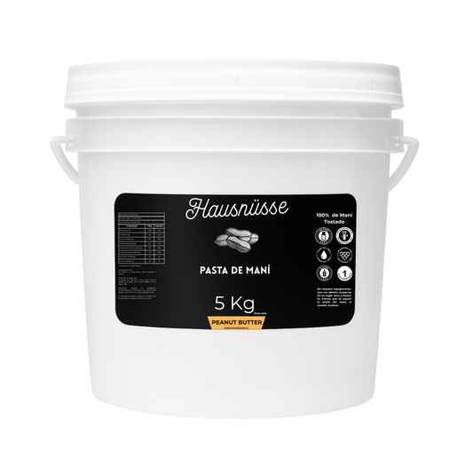 Mantequilla De Maní 100% Natural Hausnüsse 5kg
