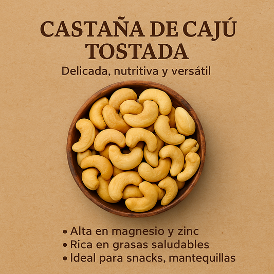 Castañas de cajú con sal