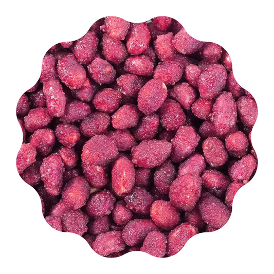 Maní confitado Frutilla