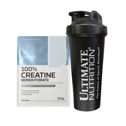 Creatina Monohidratada Ostrovit 500gr con Shaker