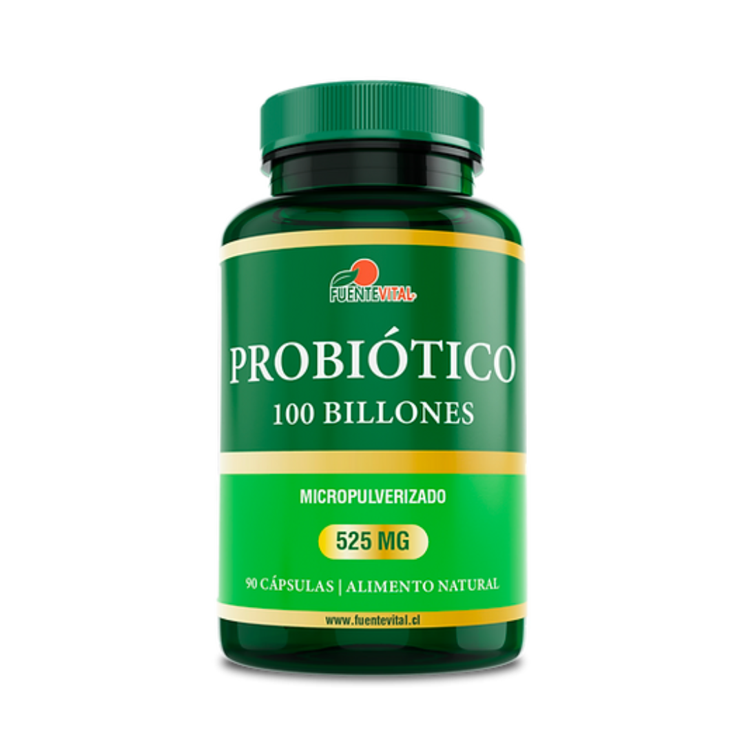 Probióticos 100 Billones - 10 Cepas - 60 Cápsulas Vegetales