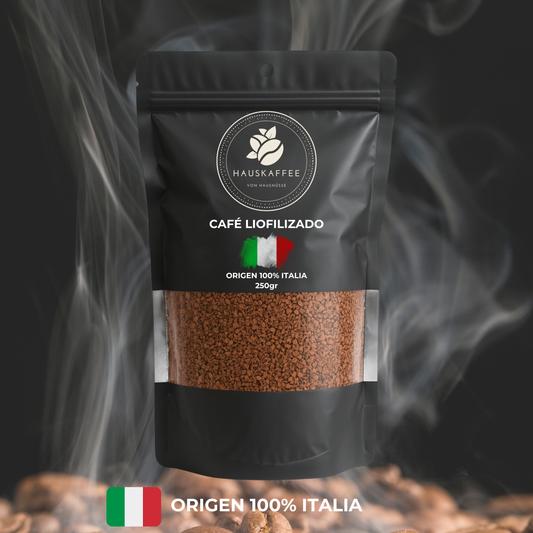 Café Liofilizado Hauskaffee 100% Italia | 250 Gramos