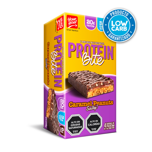 Yourgoal Protein Bite Caramel Peanuts 4un
