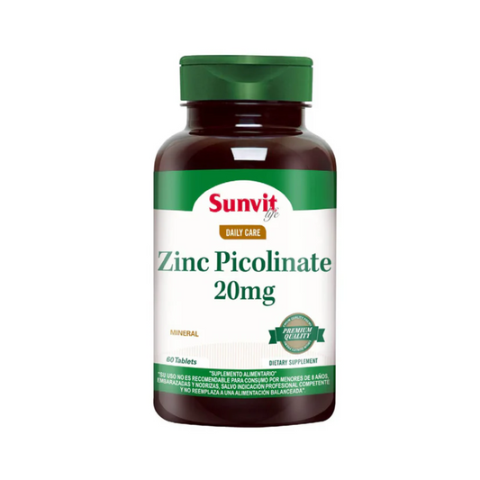 Zinc Picolinate 20 Mg Sunvit Life