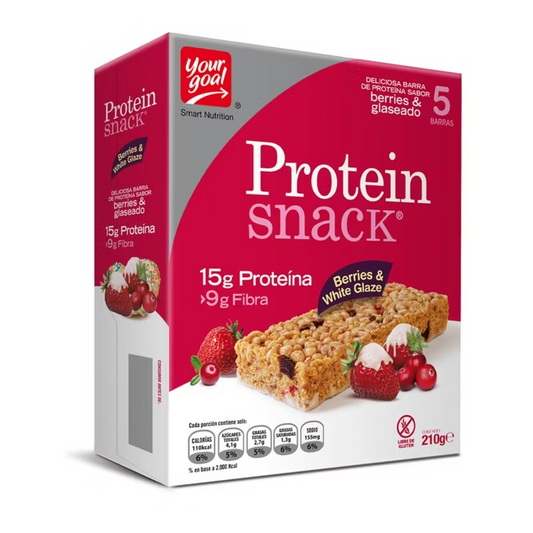Barritas De Proteina Your Goal Berries & White Glaze 5un