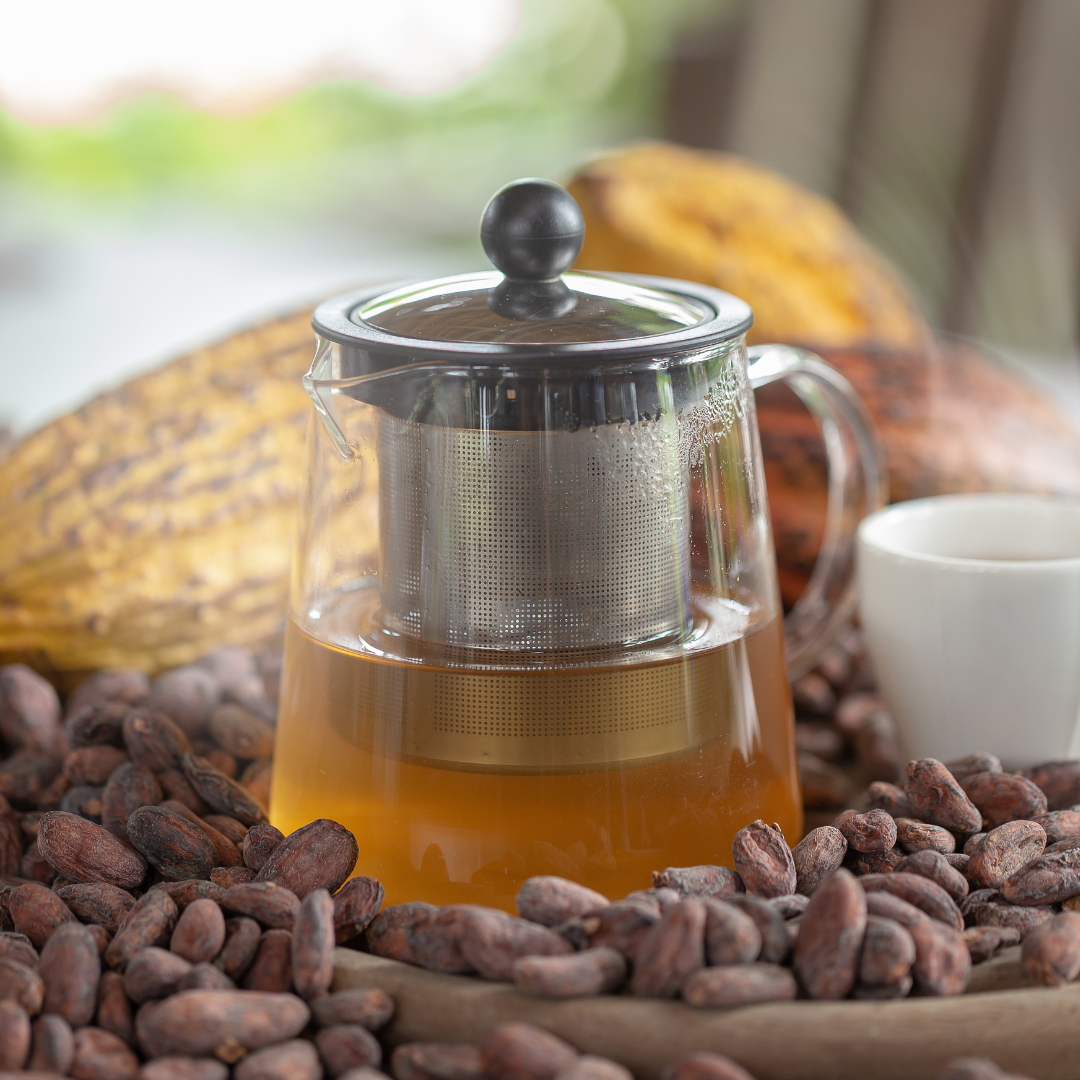 Infusión Té negro y mascarilla de cacao