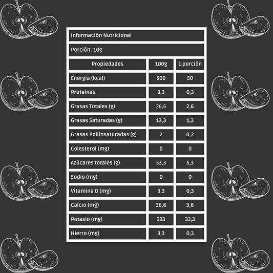 Manzana bañada en chocolate