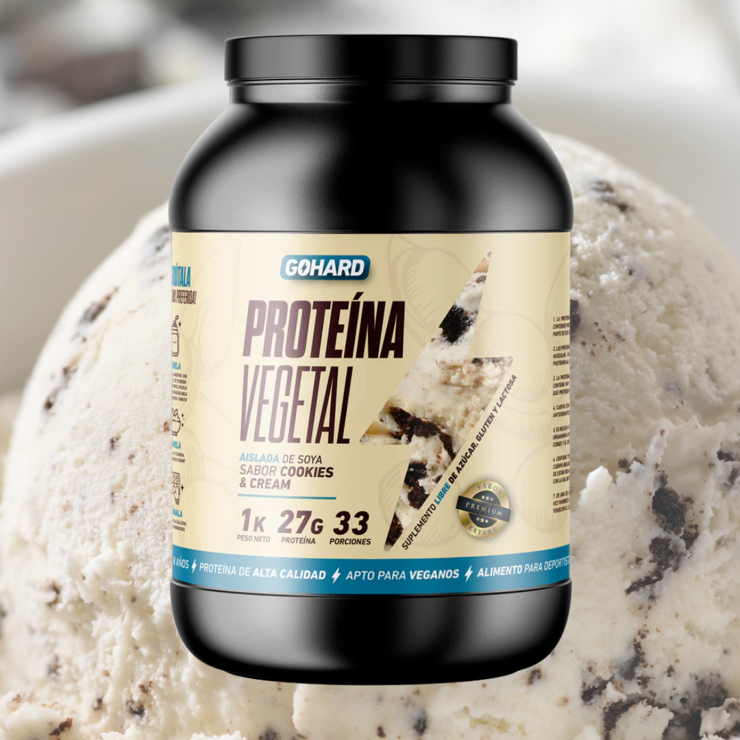 Proteína Vegetal Gohard Cookies And Cream 1Kg
