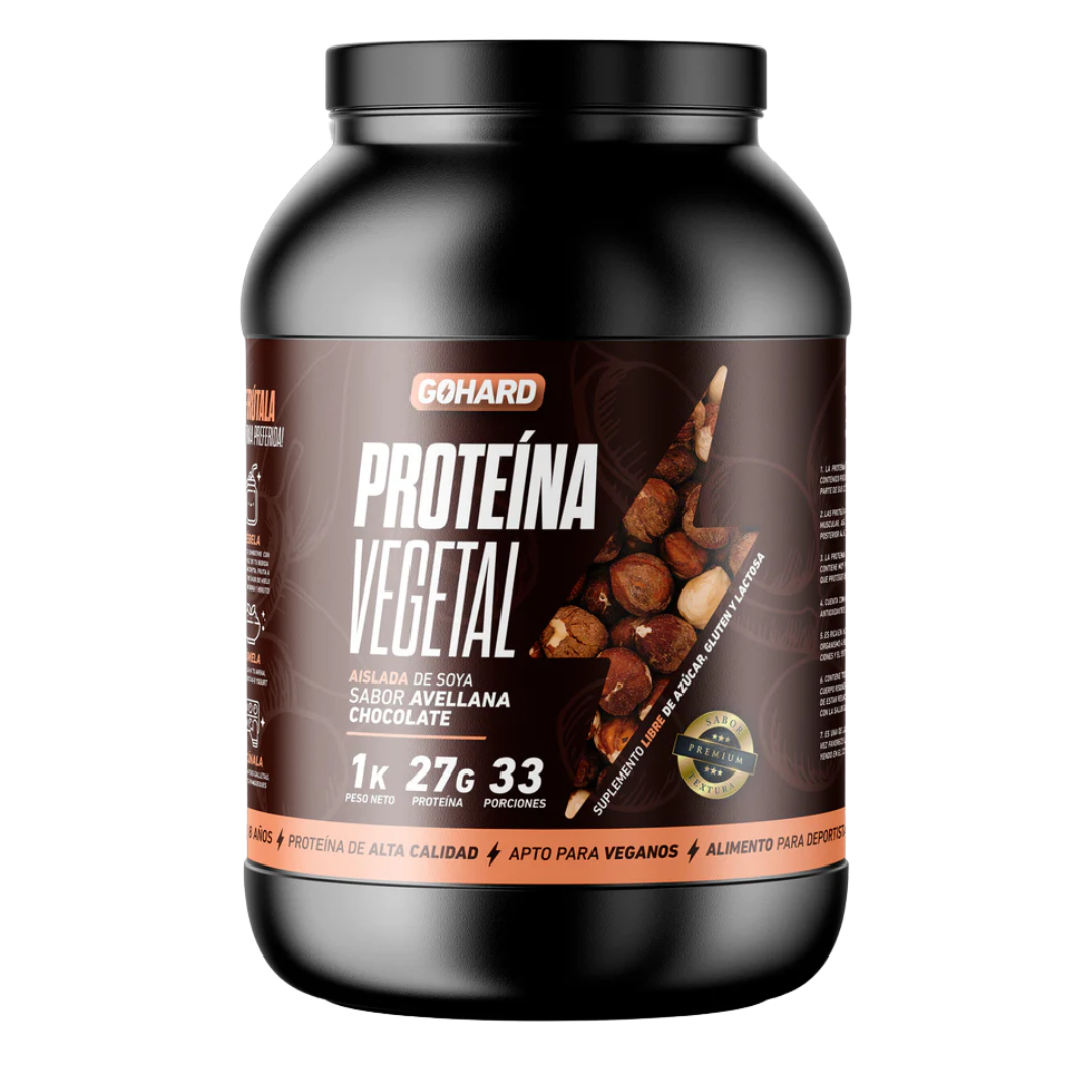 Proteína Vegetal Gohard Avellana Chocolate 1Kg