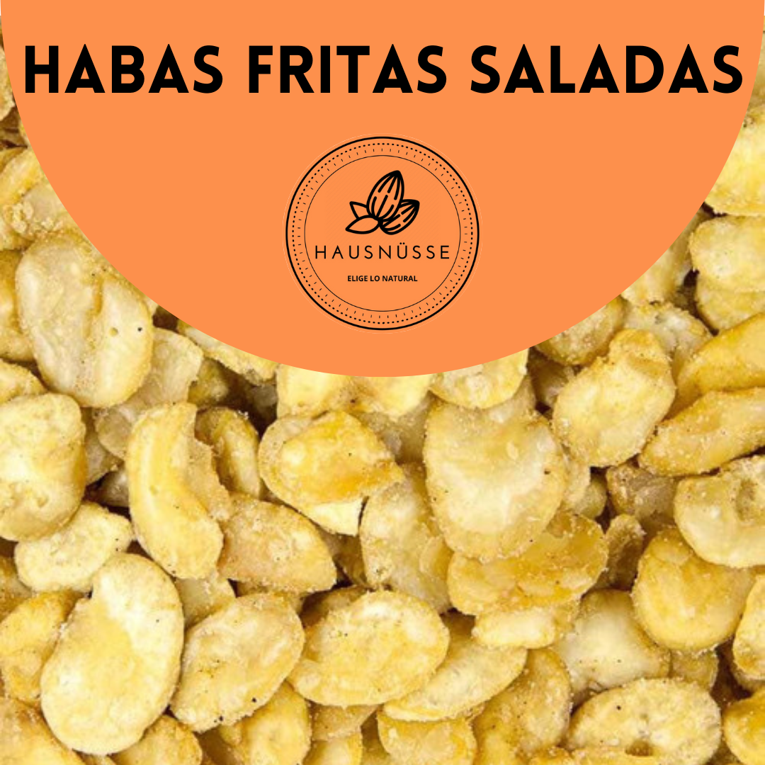 Habas fritas saladas