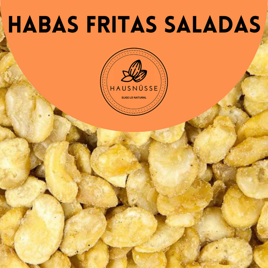 Habas fritas saladas