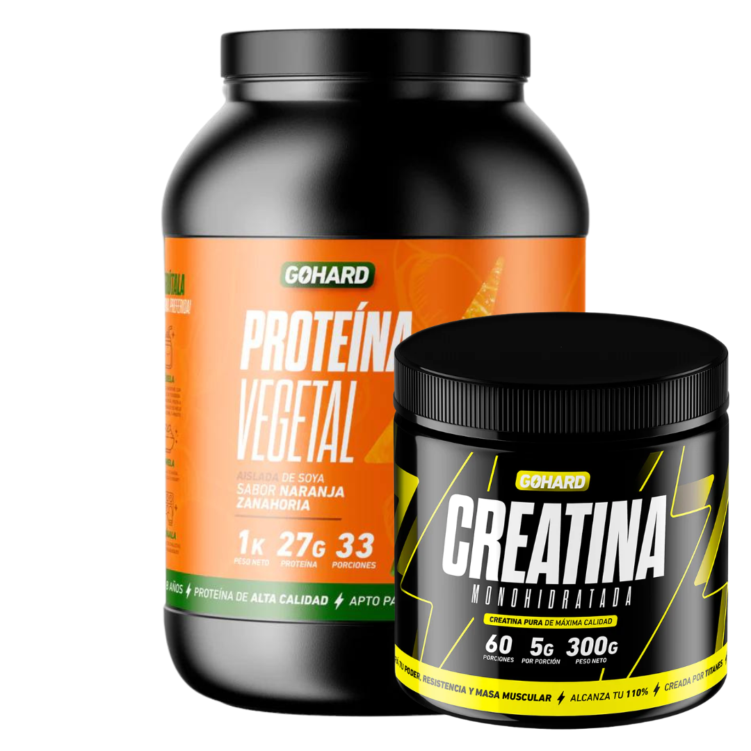 Proteína Vegetal 1Kg + Creatina 60serv