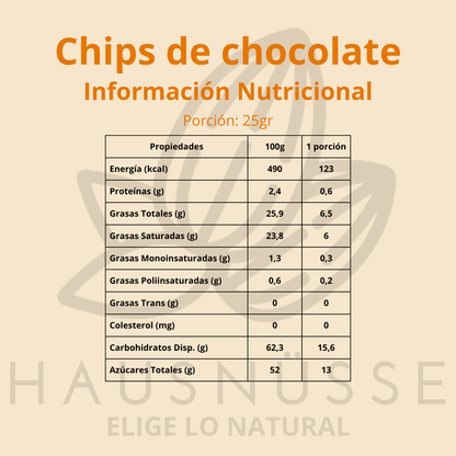 Chips de chocolate