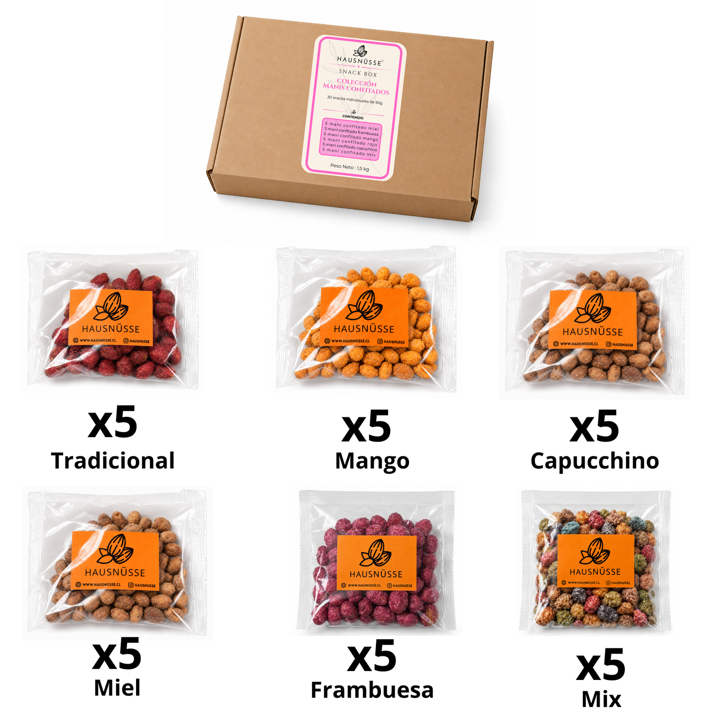 Snack Box Colección Manís Confitados