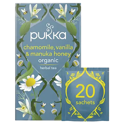 Pukka chamomile, vanilla & manuka honey