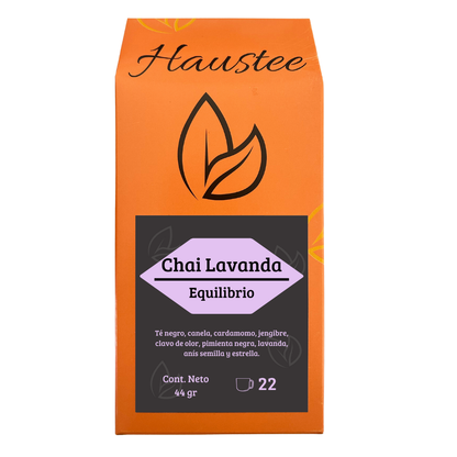 Infusión té chai lavanda