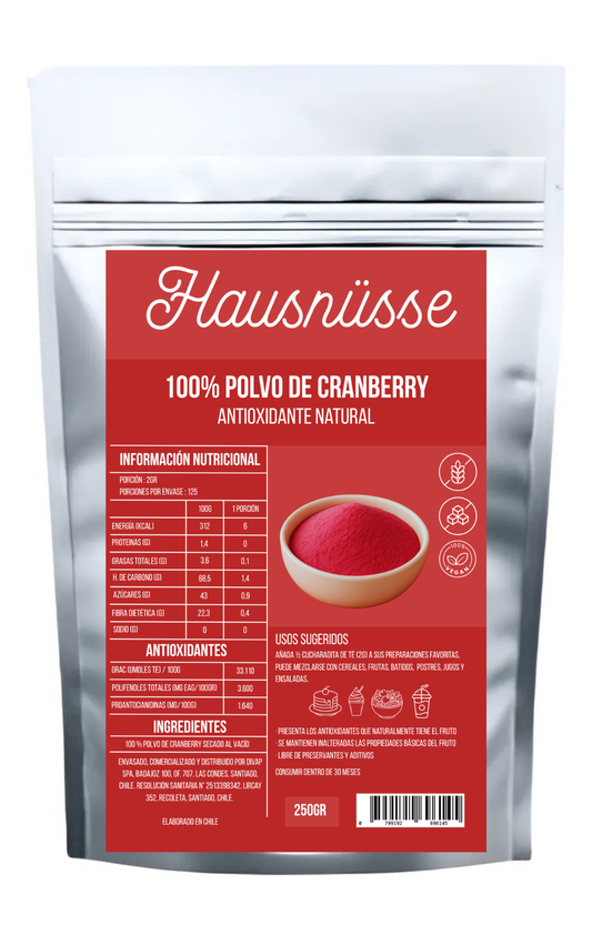 Cranberry en polvo