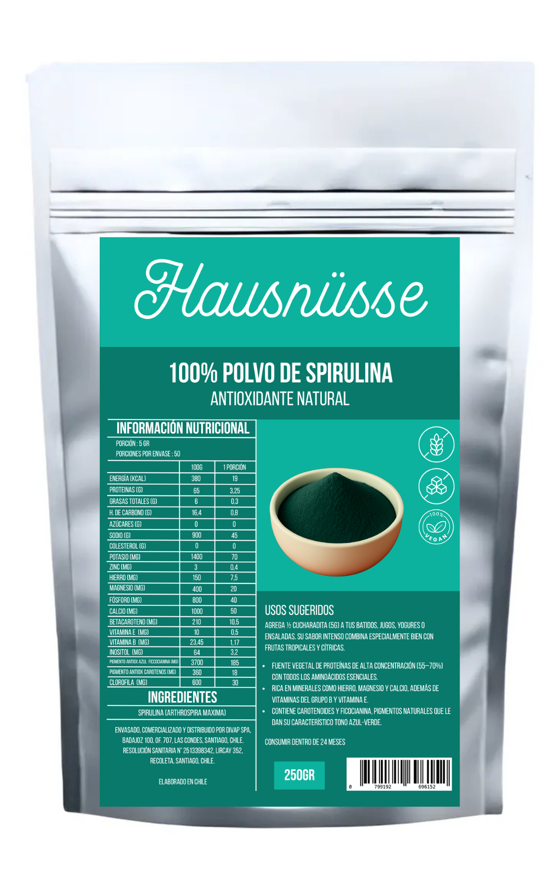Spirulina en polvo