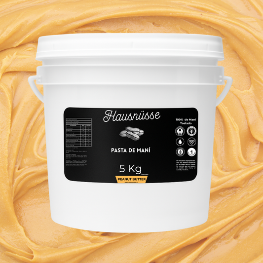 Mantequilla De Maní 100% Natural Hausnüsse 5kg