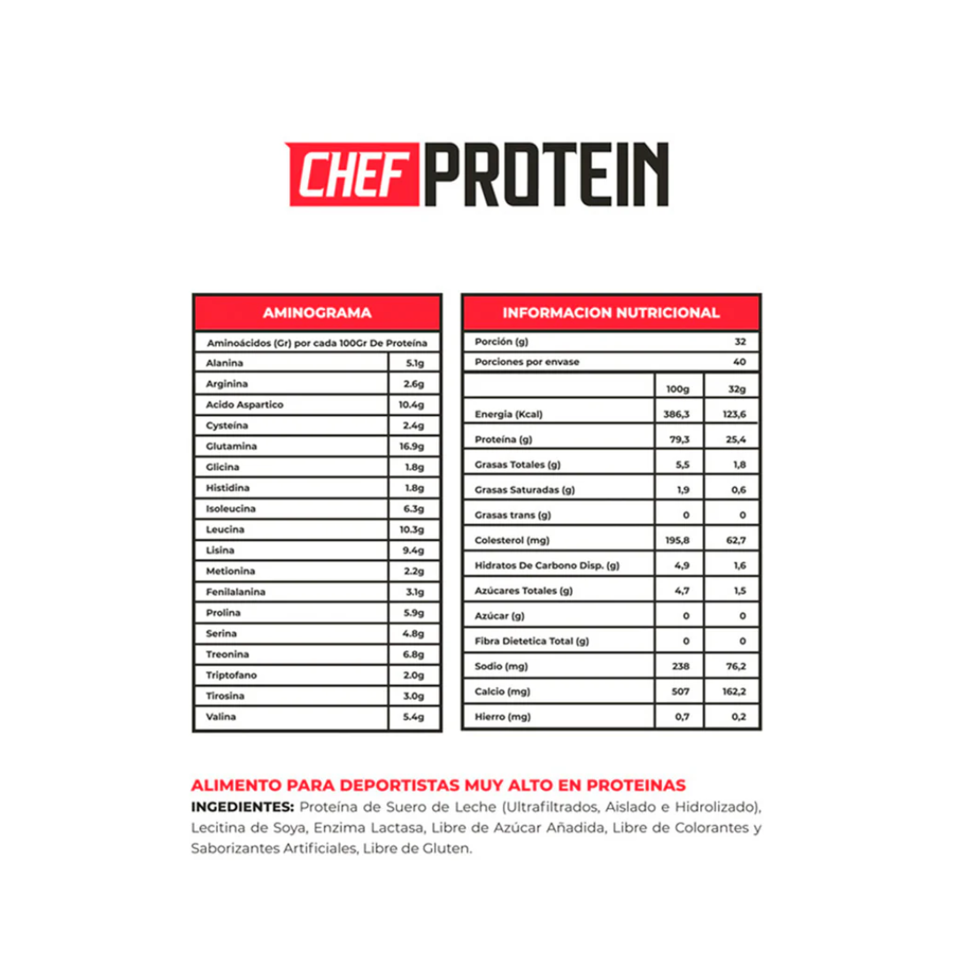 Chef Protein Whey 2,8lbs