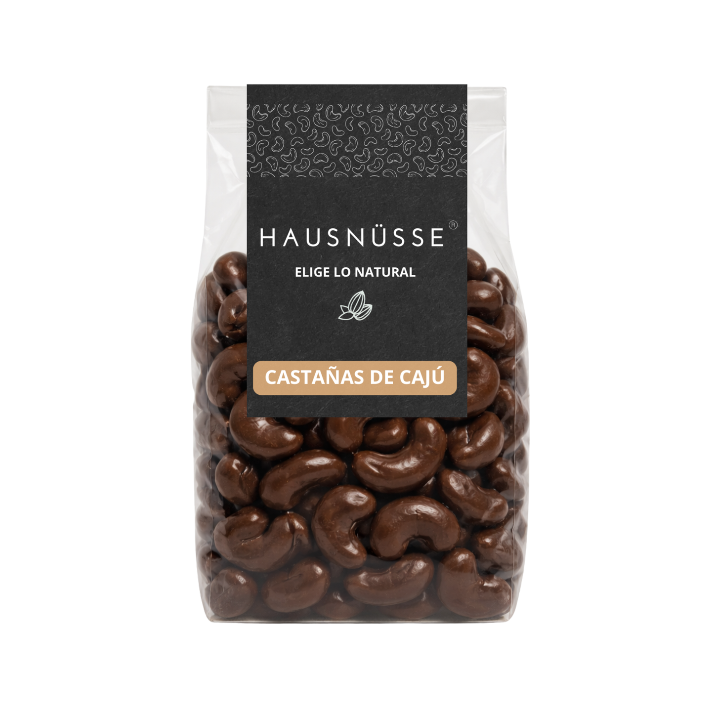 Castañas de caju bañadas en chocolate