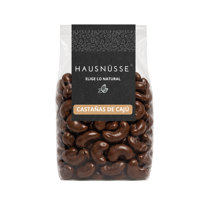 Castañas de caju bañadas en chocolate