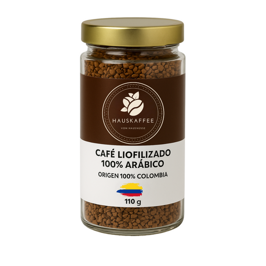 Café Liofilizado Hauskaffee 100% Colombia | 110 Gramos