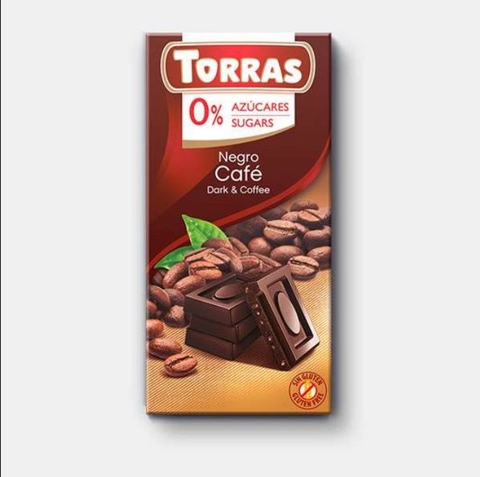 Chocolate Torras Negro con Café