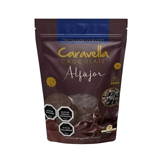 Cobertura De Chocolate Caravella Alfajor 1kg