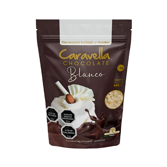 Cobertura De Chocolate Blanco Caravella 1 Kg