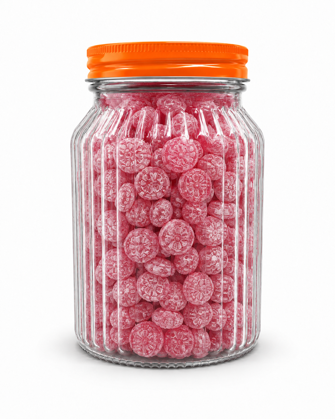 Frasco Caramelos de frambuesa