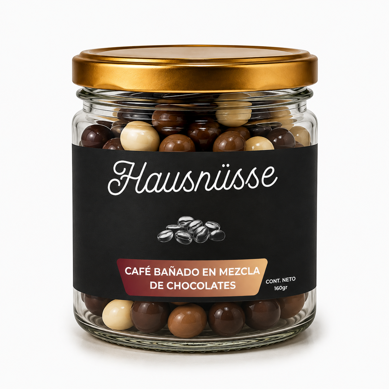 Café bañado en mezcla de Chocolates