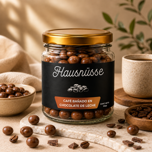 Café bañado en Chocolate de leche
