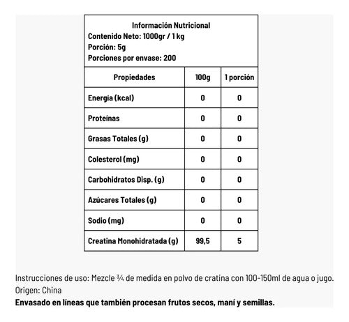 Creatina Haüsnusse 1kg