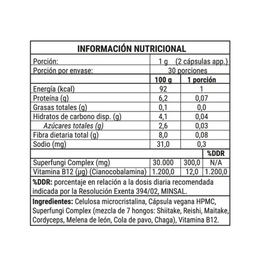 Fungi Complex 60 cápsulas