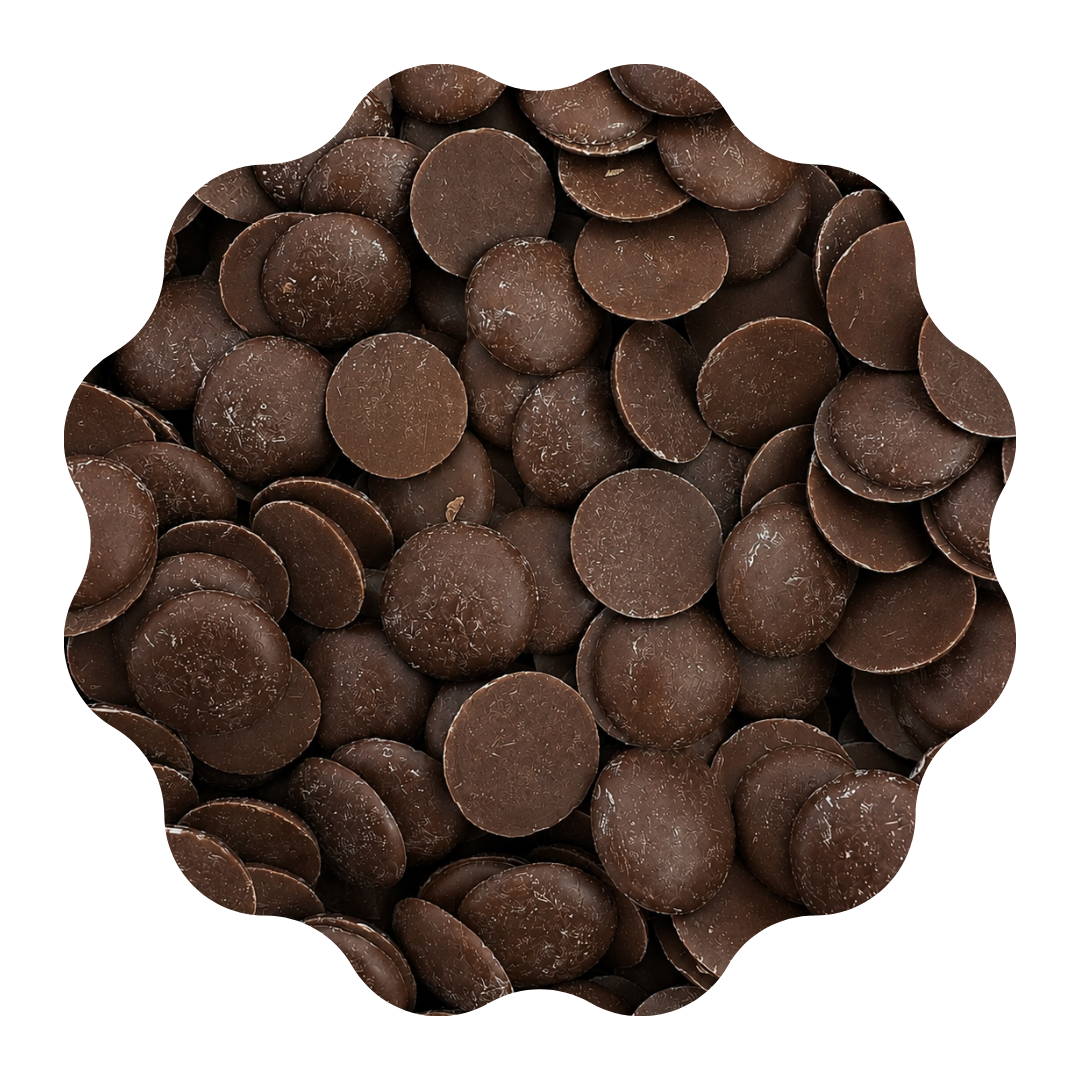 Gotas de chocolate semibitter sucedáneo