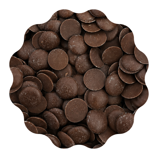 Gotas de chocolate sucedáneo bitter