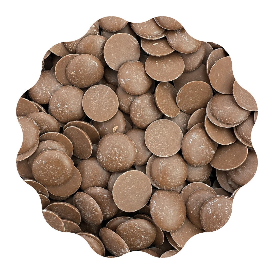 Gotas de chocolate leche sucedáneo