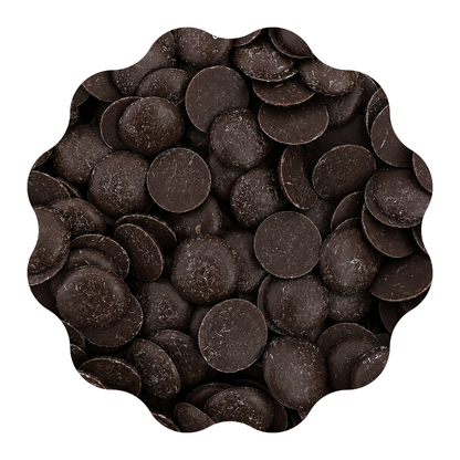 Gotas de chocolate sucedáneo sin azúcar