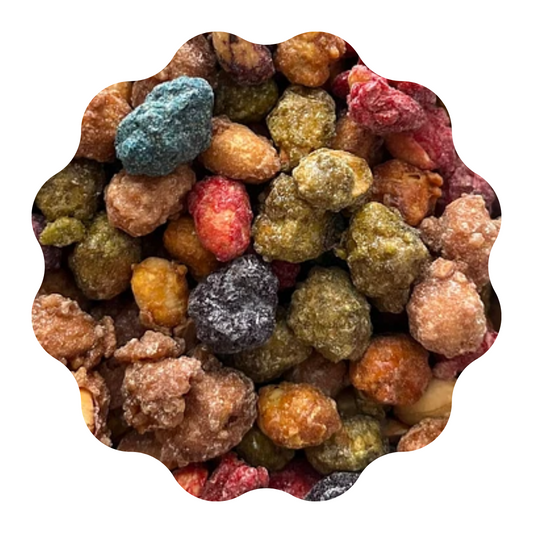 Maní confitado mix