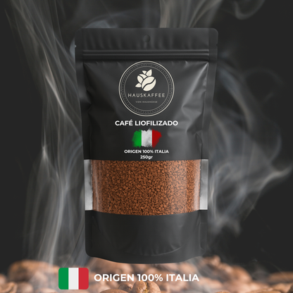 Café Liofilizado Hauskaffee 100% Italia | 250 Gramos