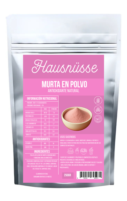 Murta en polvo
