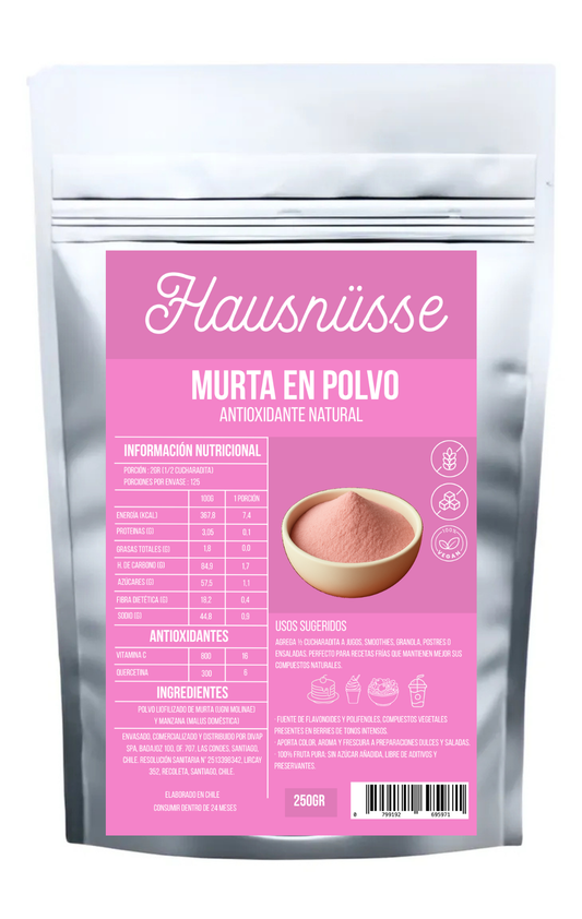 Murta en polvo